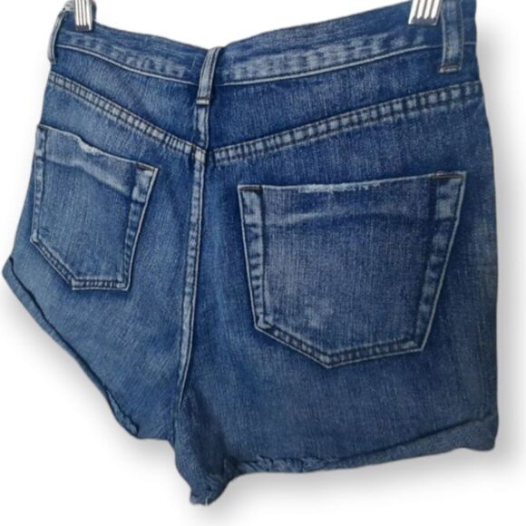 TOBI Distressed High Waist Jean Shorts sz 26 - Picture 4 of 7
